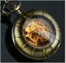 Antique Mechanical Pocket Watch with chain -pw000388
