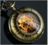 Antique Mechanical Pocket Watch with chain -pw000388
