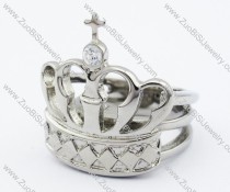 Stainless Steel An crown Ring -JR330011