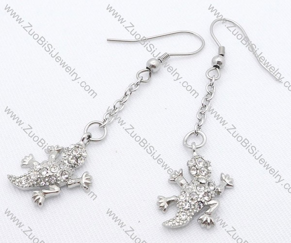 Wall Gecko Stainless Steel earring - JE050144