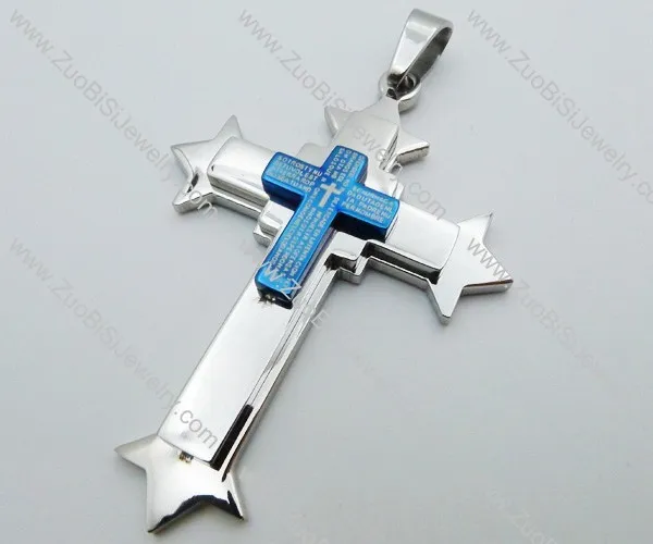 Stainless Steel Cross Pendant -JP050591