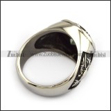 ALL FOR ONE ring with imitation fancy coloured diamond r001157