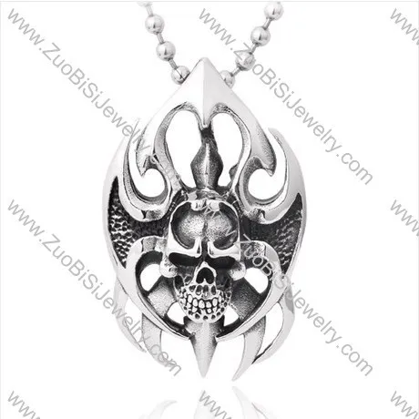 316L Stainless Steel Biker Pendant for Mens -JP350015