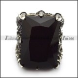 Black Jumbo Stone Rings Crafted Casting r004227