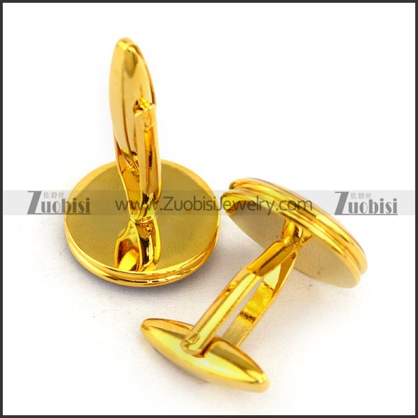 Gold Plated Cooper Cross Cufflinks c000035