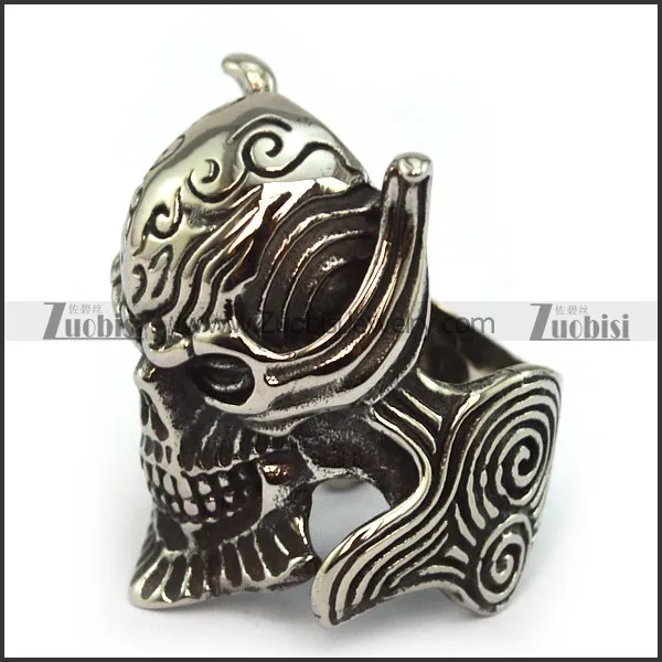 Stainless Steel Skull Rings -r000421