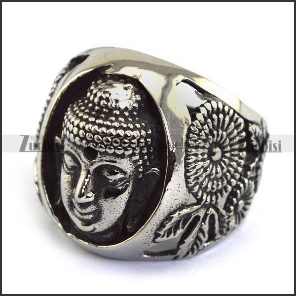 big casting buddha ring r001983