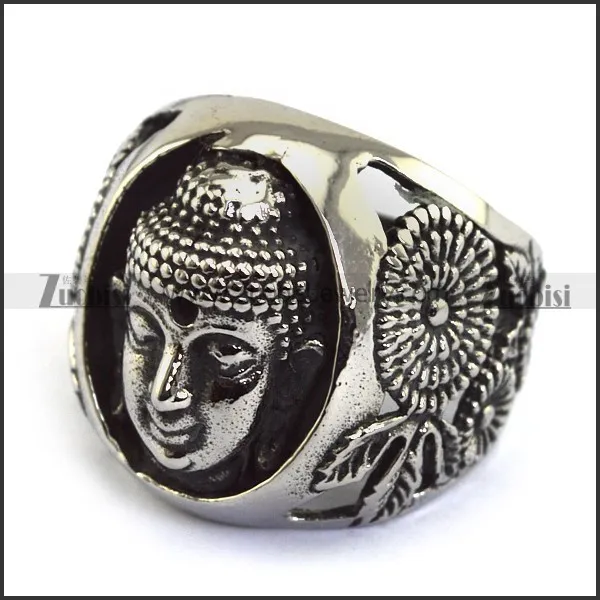 big casting buddha ring r001983