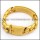 Golden Heavy Tag Bracelet b004690