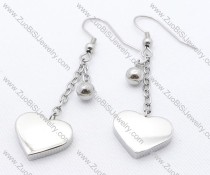 Solid Heart Stainless Steel earring - JE050131