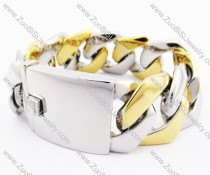 Heavy Stainless Steel Bracelet for Men - JB200148