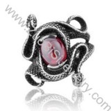 Stainless Steel Stone Ring - JR350015