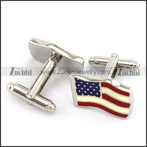 American Flag Cooper Cufflinks c000039