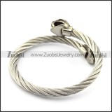 Snake Head Wire Bangle b005836
