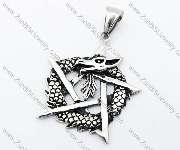 Stainless Steel Dragon Pendant - JP170205