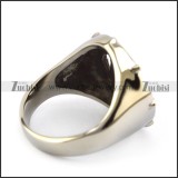 Stainless Steel Viking Ring r004827