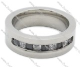Stainless Steel Diamonds Ring - JR200006