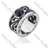 Stainless Steel Stone Ring - JR350037