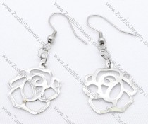 1 China Rose Stainless Steel earring - JE050122
