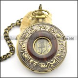 Antique Mechanical Pocket Watch with chain -pw000382