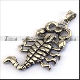 Stainless Steel Scorpion Pendant p003334