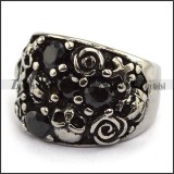 Good Stainless Steel casting ring -r001059