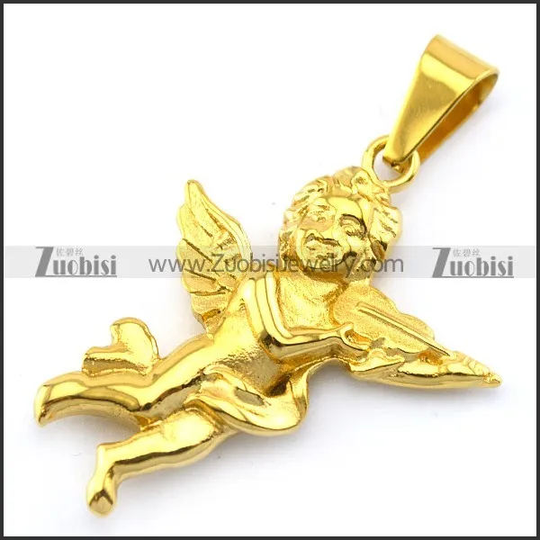 Little Angel Pendant in Gold Plating p004933