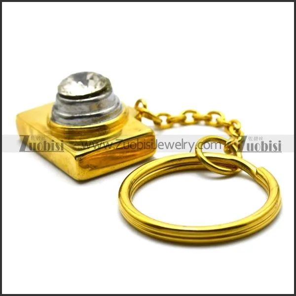 Golden Camera Metal Key Chain k000007