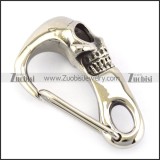 316L Big Stainless Steel Skull Clasp a000471