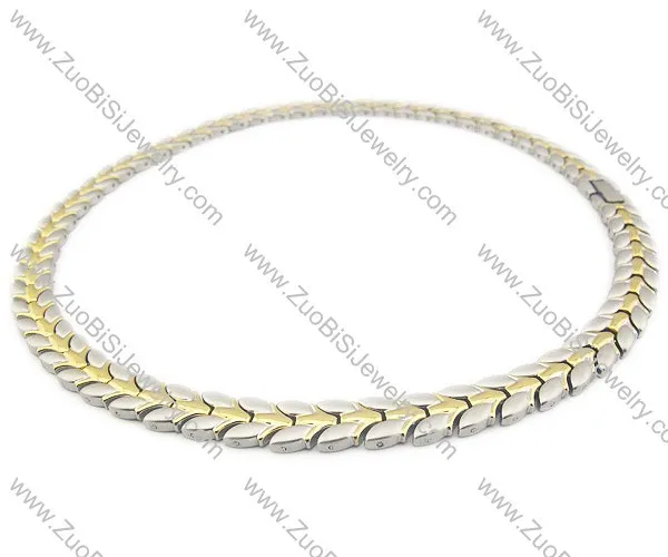 Stainless Steel Magnetic Necklace - JN250010