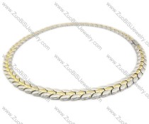 Stainless Steel Magnetic Necklace - JN250010