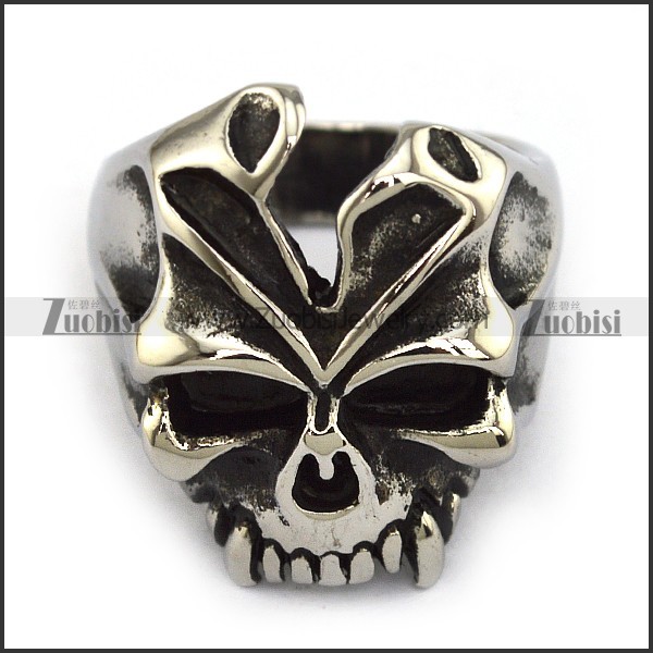 headshot bloodsucker skull ring r002239