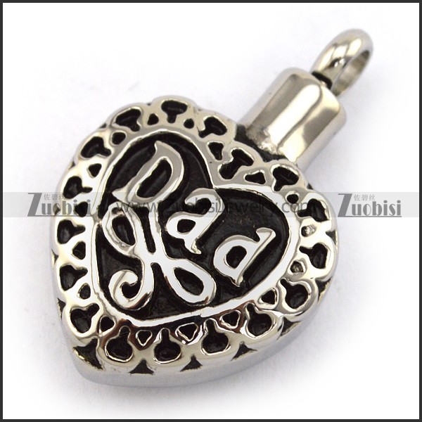 DAD Cremation Pendant Jewelry for Ashes p003799