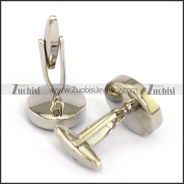 Clear Rhinestone Cooper Cufflinks c000057