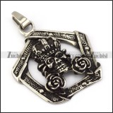 Ghost King Stainless Steel Pendant - p000129