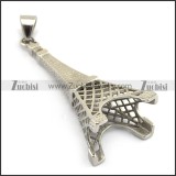 Stainless Steel Iron Tower Pendant p003388
