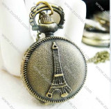 Vintage Iron Tower Pocket Watch Chain - PW000047