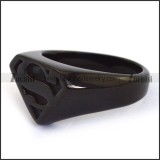 Black Plating Super Ring for Mens r003686