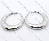 Smooth Stainless Steel earring - JE050083