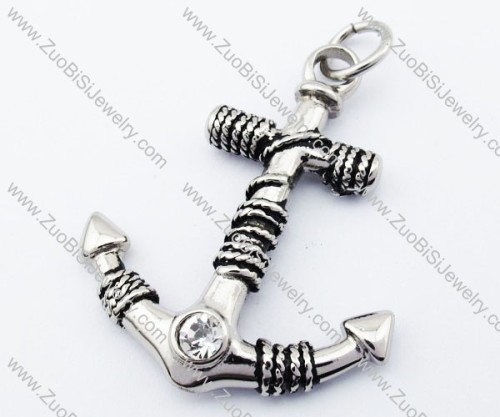 Stainless Steel Steamer Anchor Pendant -JP330076