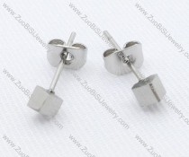 Small Square Stainless Steel earring - JE050009