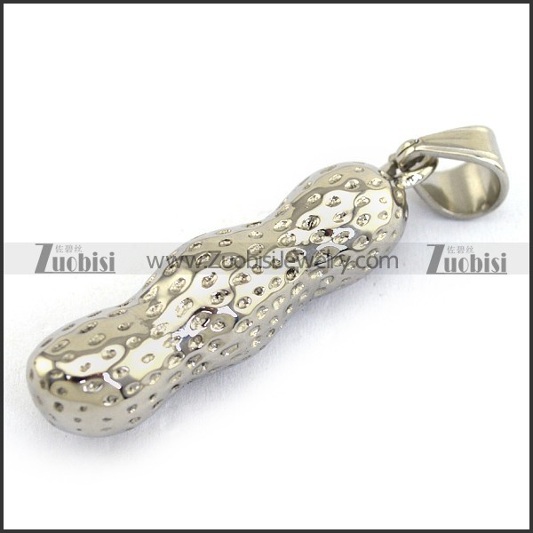 Stainless Steel Peanut Pendant p003360