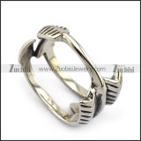 Stainless Steel Arrow Ring r004648