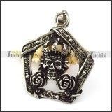 Ghost King Stainless Steel Pendant - p000129