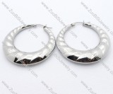 Slippery Stainless Steel earring - JE050084