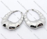 Peculiar Stainless Steel earring - JE050088
