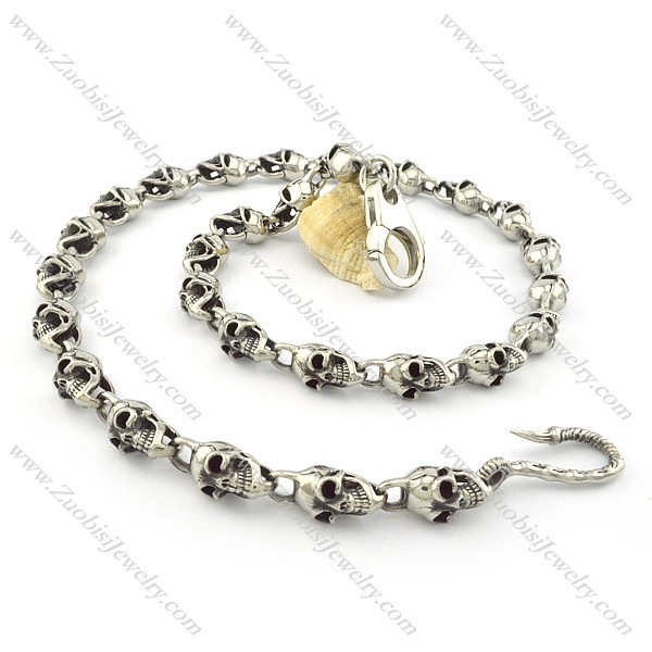 Casting Jean Chain with Wallet Skull Hook y000010