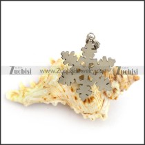 Stainless Steel Snowflake Charm p004069