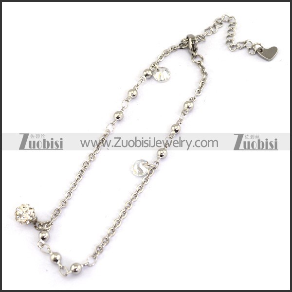 Stainless Steel Anklet for Girls ac000087