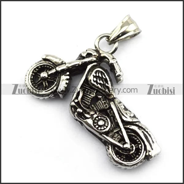 stainless steel motorcycle bike pendant p001470